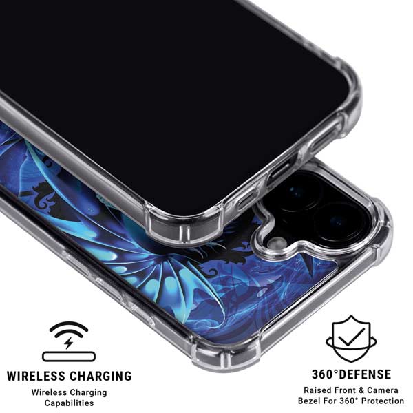 Ice Dragon by Ruth Thompson iPhone 17 Clear Case