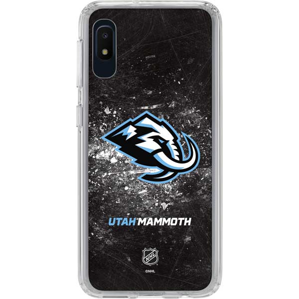 NHL Utah Mammoth Ice Frost Galaxy A10e Clear Case