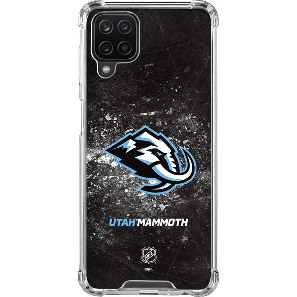 NHL Utah Mammoth Ice Frost Galaxy A12 Clear Case
