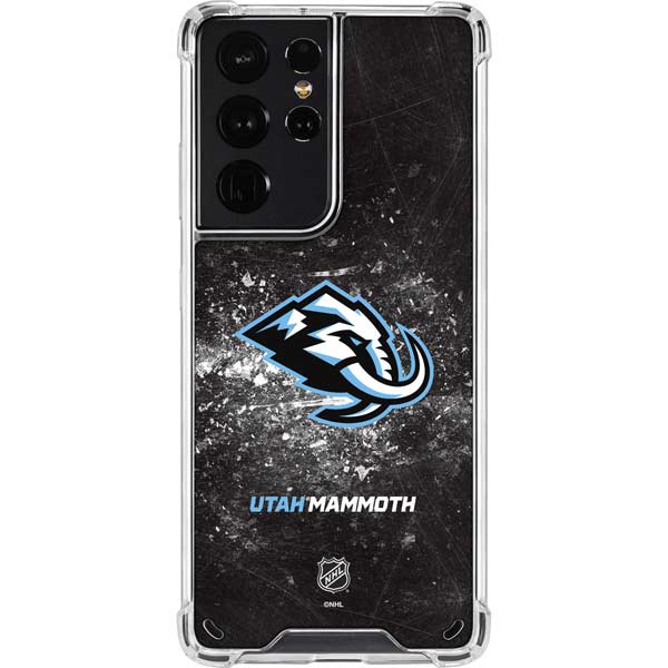 NHL Utah Mammoth Ice Frost Galaxy S21 Ultra 5G Clear Case