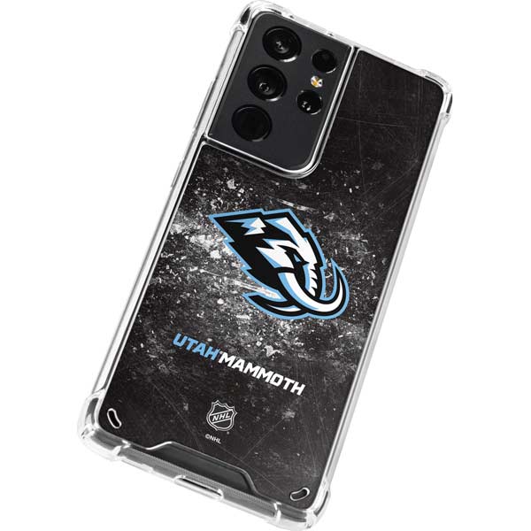 NHL Utah Mammoth Ice Frost Galaxy S21 Ultra 5G Clear Case