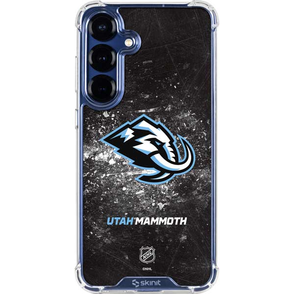 NHL Utah Mammoth Ice Frost Galaxy S25 Plus Clear Case