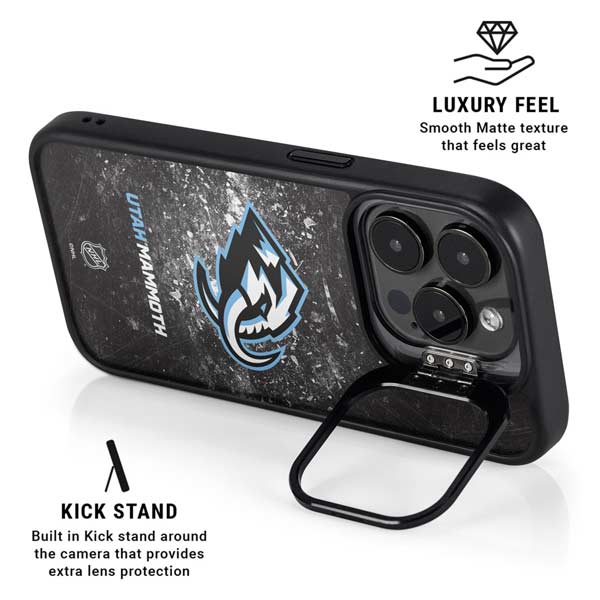 NHL Utah Mammoth Ice Frost iPhone 14 Pro Kickstand Case