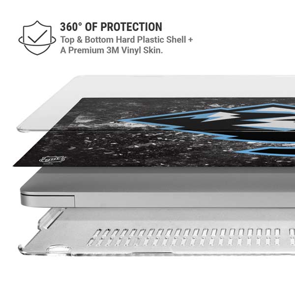 NHL Utah Mammoth Ice Frost MacBook Pro 16in (2019-20) Case plus Skin
