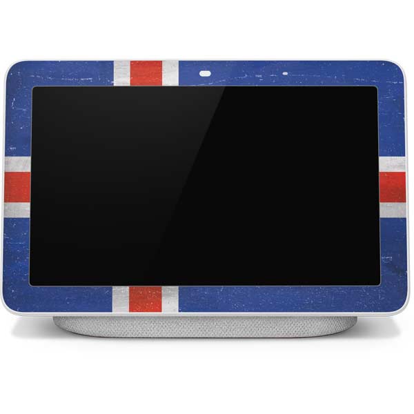 Iceland Flag Distressed Google Home Hub Skin