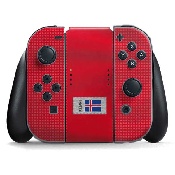 Iceland Soccer Flag Nintendo Skins