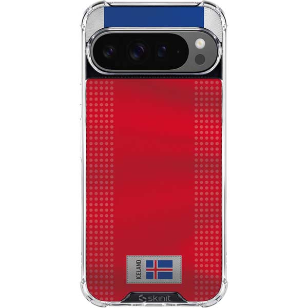 Iceland Soccer Flag Google Pixel 10 Pro Clear Case