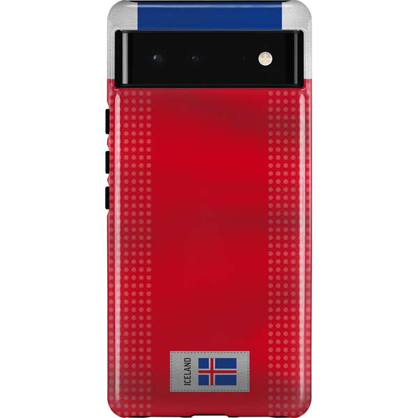 Iceland Soccer Flag Pixel Cases