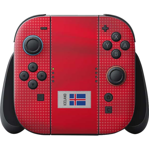 Iceland Soccer Flag Nintendo Skins