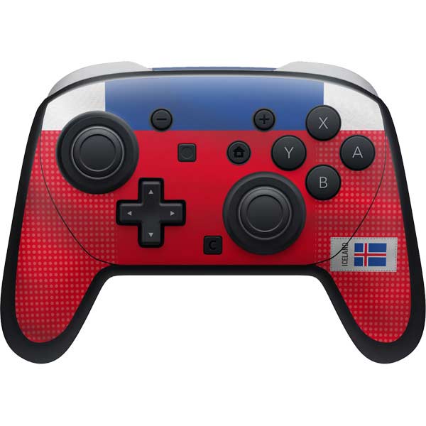 Iceland Soccer Flag Nintendo Skins