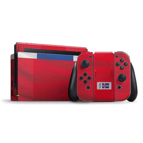 Iceland Soccer Flag Nintendo Skins