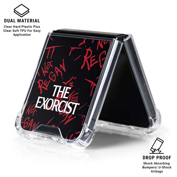 Warner Bros The Exorcist Im Not Regan Galaxy Z Flip7 Clear Case