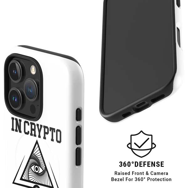 In Crypto We Trust iPhone 16 Pro Magsafe Impact Case