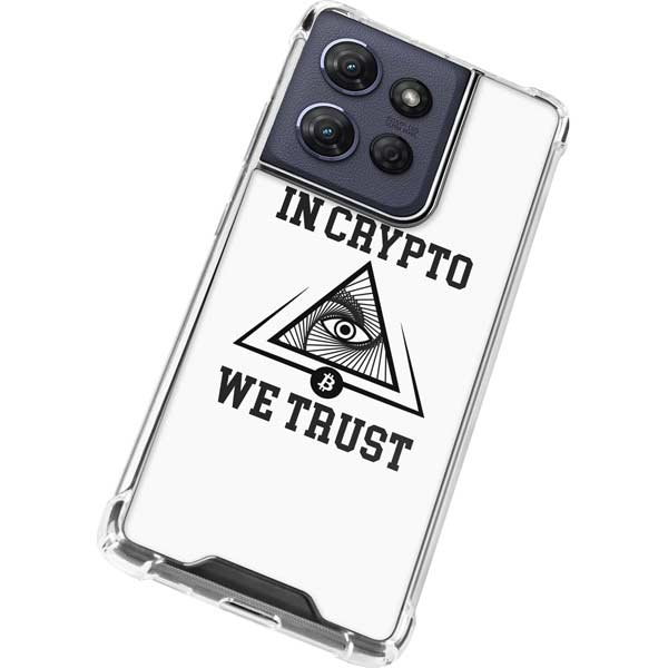 In Crypto We Trust Moto G 5G (2025) Clear Case