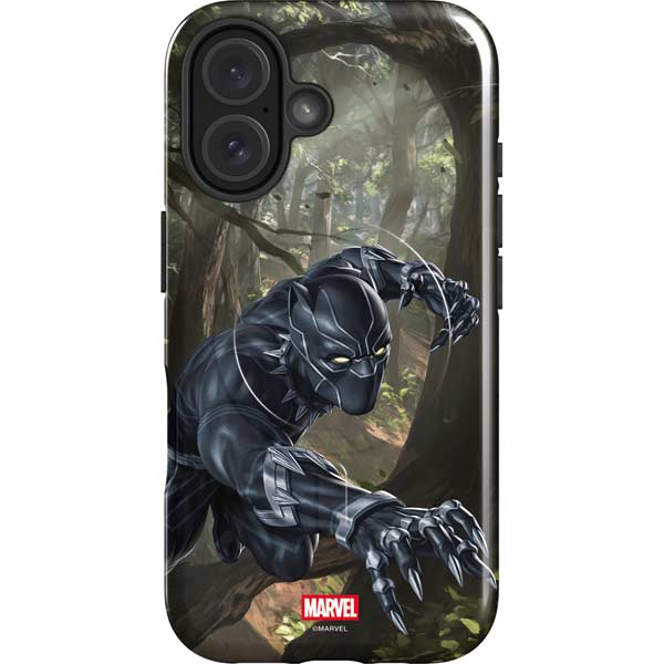 Marvel Black Panther In the Jungle iPhone 16 Magsafe Impact Case