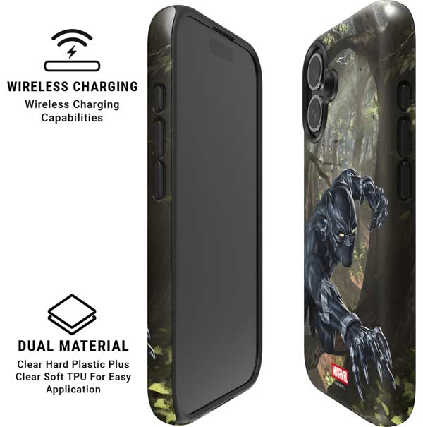 Marvel Black Panther In the Jungle iPhone 16 Magsafe Impact Case