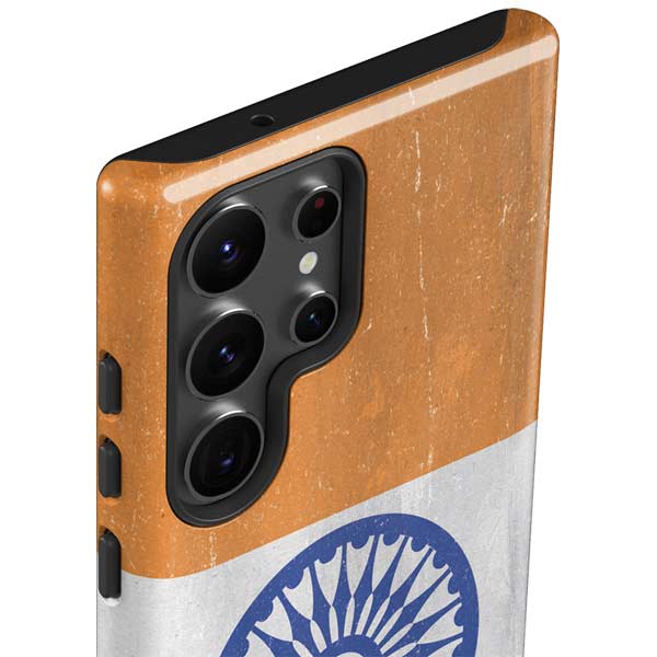 India Flag Distressed Galaxy S23 Ultra Pro Case