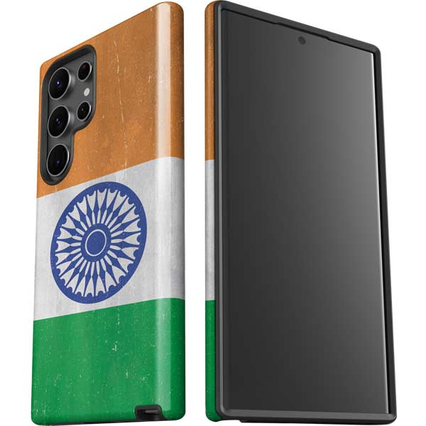 India Flag Distressed Galaxy S23 Ultra Pro Case