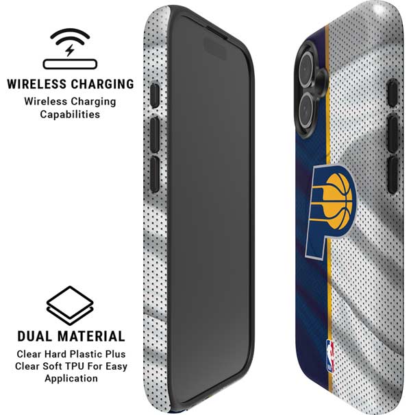 NBA Indiana Pacers Away Jersey iPhone 16 Magsafe Impact Case