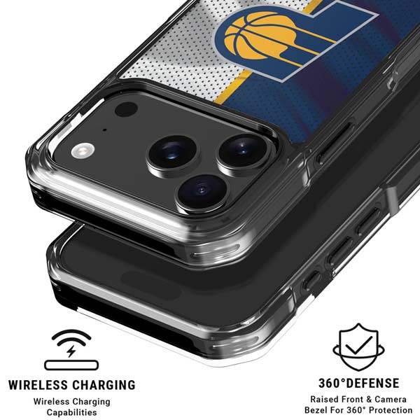 NBA Indiana Pacers Away Jersey iPhone 17 Pro Clear Case