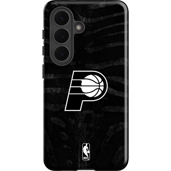 NBA Indiana Pacers Black Animal Print Galaxy S26 Impact Case