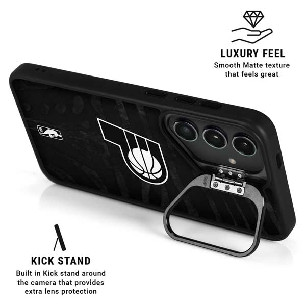 NBA Indiana Pacers Black Animal Print Galaxy S26 Plus Kickstand Case