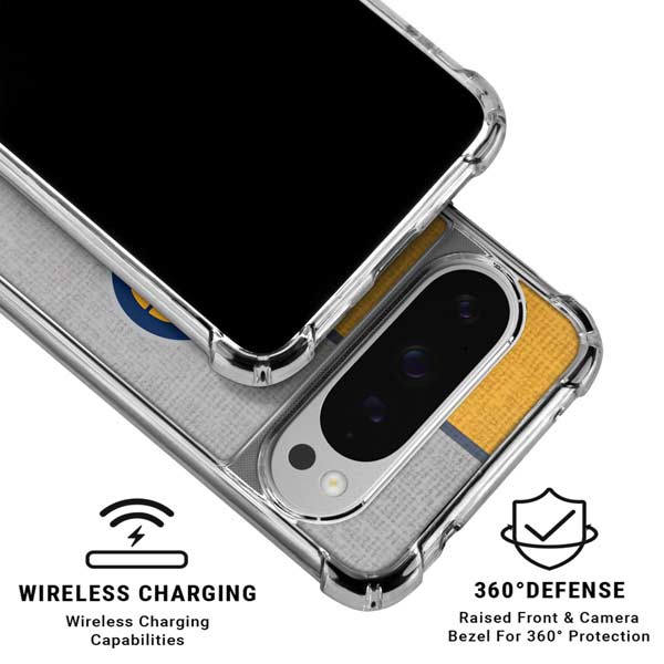 NBA Indiana Pacers Canvas Google Pixel 10 Pro Clear Case