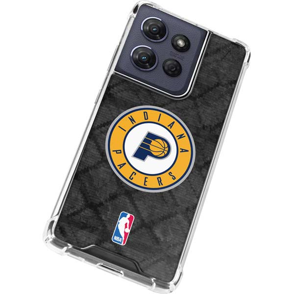 NBA Indiana Pacers Dark Rust Moto G 5G (2025) Clear Case