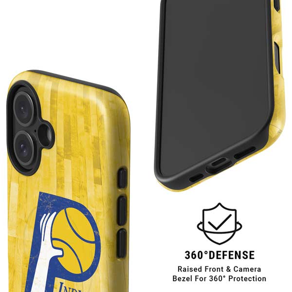 NBA Indiana Pacers Hardwood Classics iPhone 16 Magsafe Impact Case