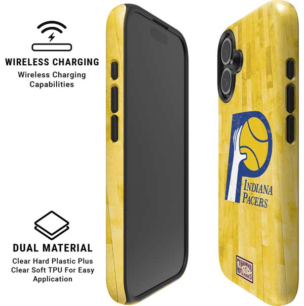 NBA Indiana Pacers Hardwood Classics iPhone 16 Magsafe Impact Case