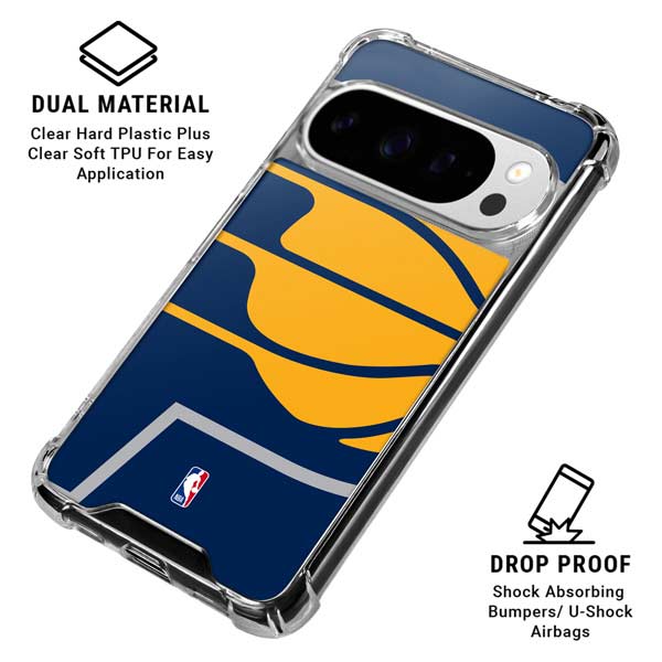 NBA Indiana Pacers Large Logo Google Pixel 10 Pro Clear Case