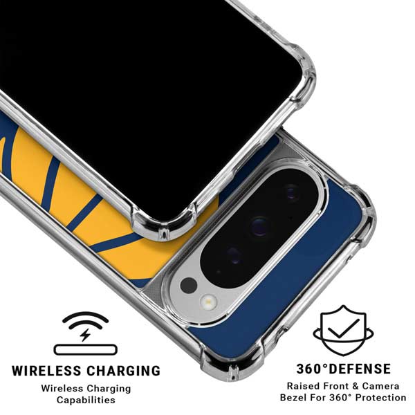 NBA Indiana Pacers Large Logo Google Pixel 10 Pro Clear Case