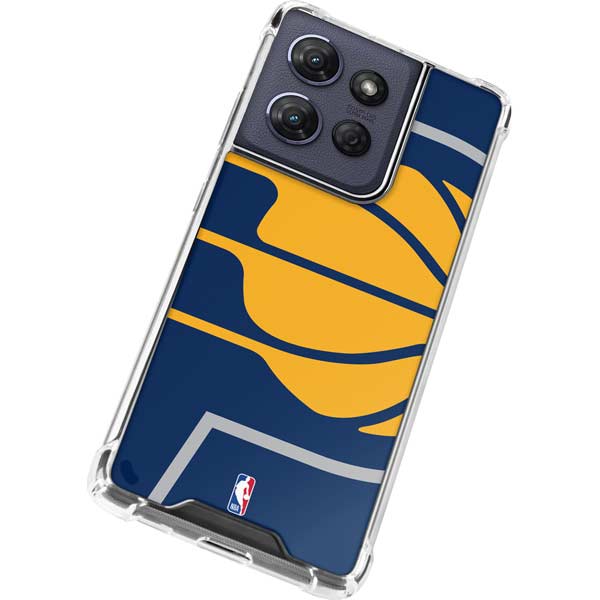 NBA Indiana Pacers Large Logo Moto G 5G (2025) Clear Case
