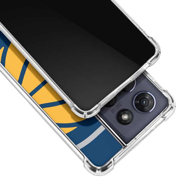 NBA Indiana Pacers Large Logo Moto G 5G (2025) Clear Case