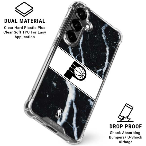 NBA Indiana Pacers Marble Galaxy S26 Clear Case