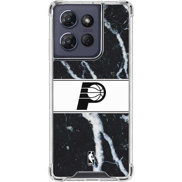 NBA Indiana Pacers Marble Moto G Stylus 5G (2025) Clear Case