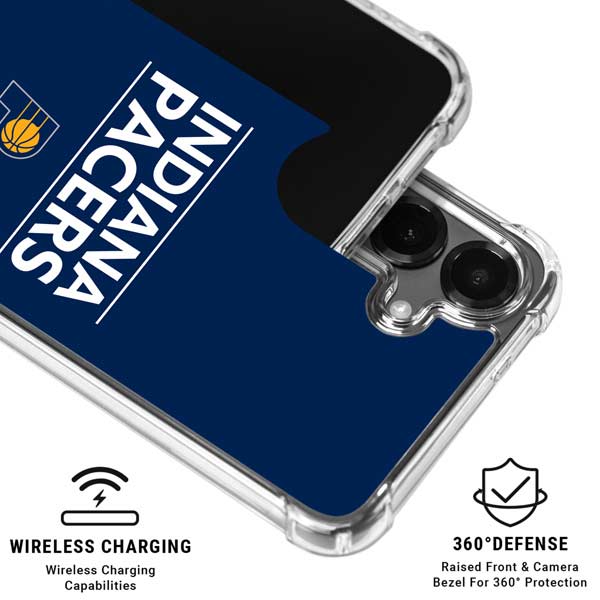 NBA Indiana Pacers Standard - Blue Galaxy S26 Plus Clear Case