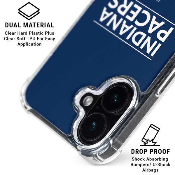 NBA Indiana Pacers Standard - Blue iPhone 17 Clear Case