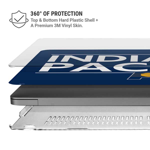 NBA Indiana Pacers Standard - Blue MacBook Pro 14in (2021-24) Case plus Skin