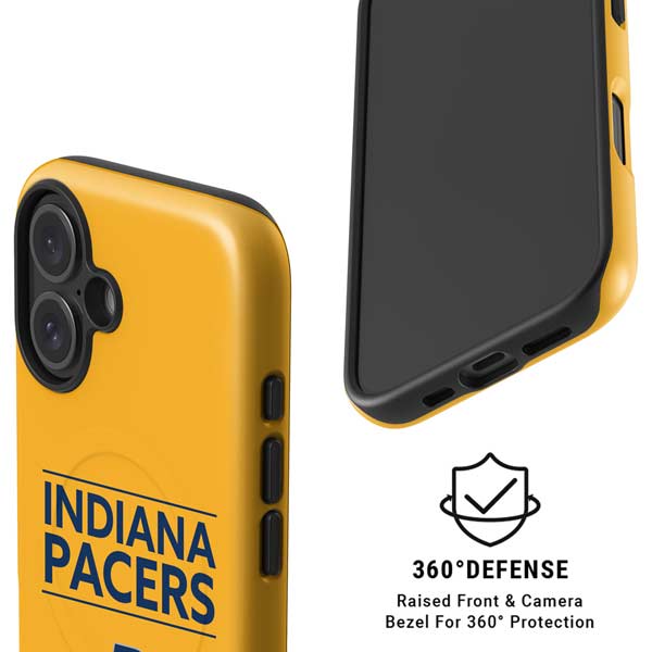 NBA Indiana Pacers Standard - Yellow iPhone 16 Magsafe Impact Case