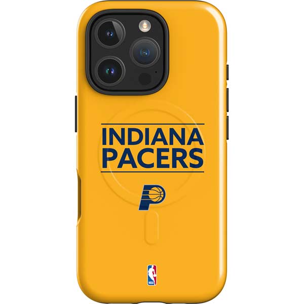 NBA Indiana Pacers Standard - Yellow iPhone 16 Pro Magsafe Impact Case