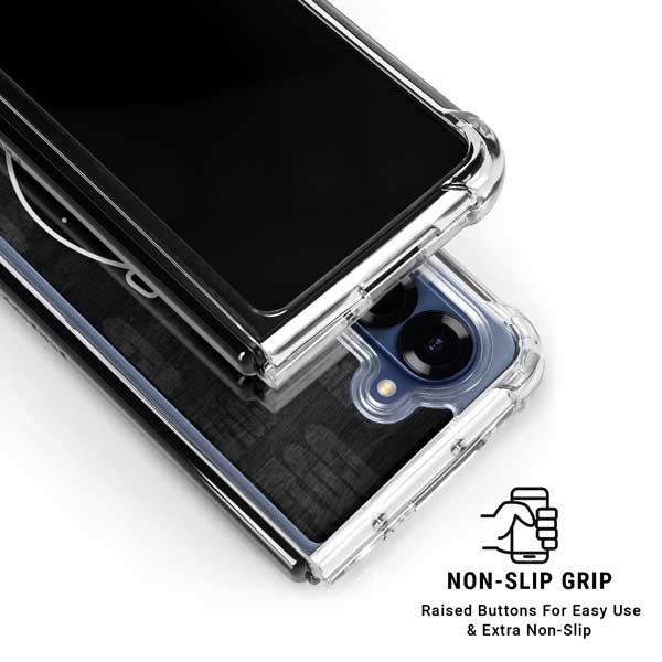 NFL Indianapolis Colts Black & White Galaxy Z Fold7 Clear Case
