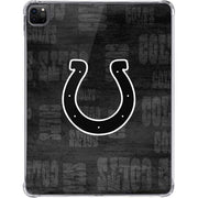 NFL Indianapolis Colts Black & White iPad Pro 11in (2024) Clear Case