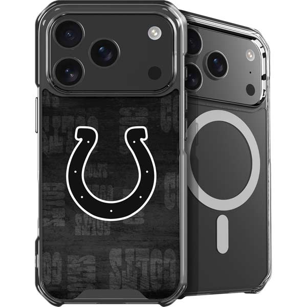 NFL Indianapolis Colts Black & White iPhone 17 Pro Max MagSafe Case