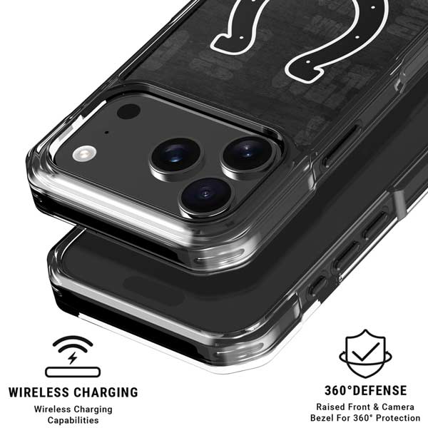 NFL Indianapolis Colts Black & White iPhone 17 Pro Max MagSafe Case