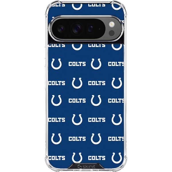 NFL Indianapolis Colts Blitz Series Google Pixel 10 Pro XL Clear Case