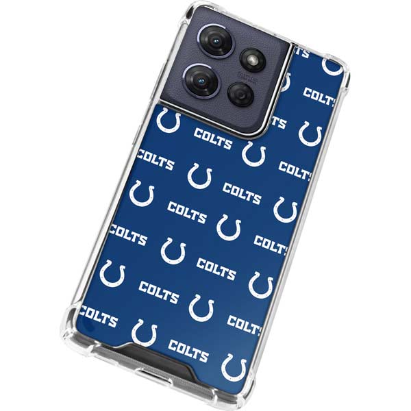 NFL Indianapolis Colts Blitz Series Moto G 5G (2025) Clear Case