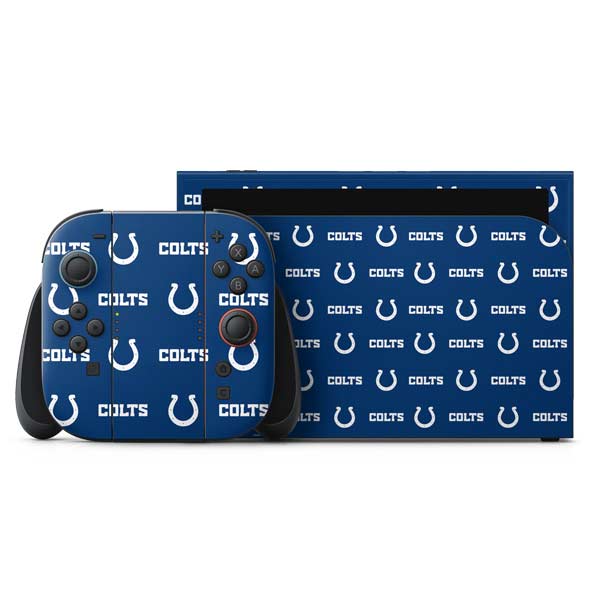 NFL Indianapolis Colts Blitz Series Nintendo Switch 2 (2025) with Joy-Con Skin