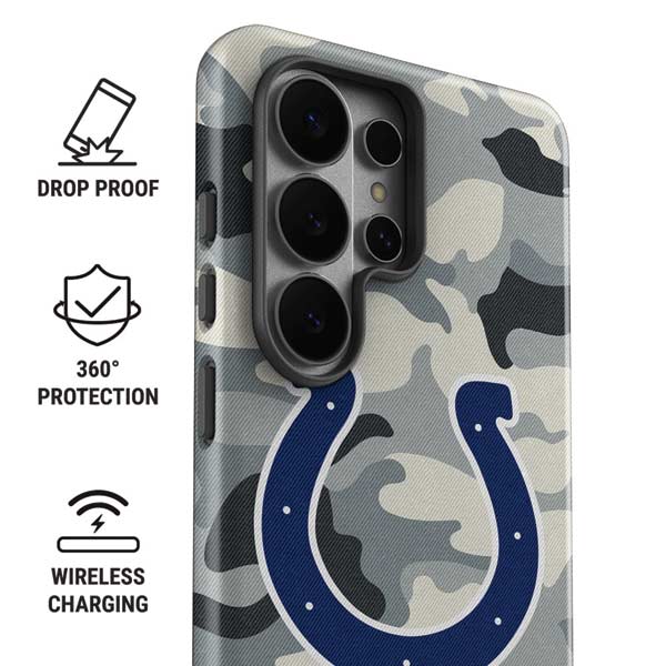 NFL Indianapolis Colts Camo Galaxy S26 Ultra Impact Case