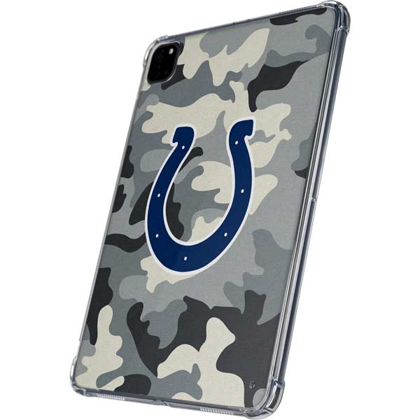 NFL Indianapolis Colts Camo iPad Pro 11in (2024) Clear Case